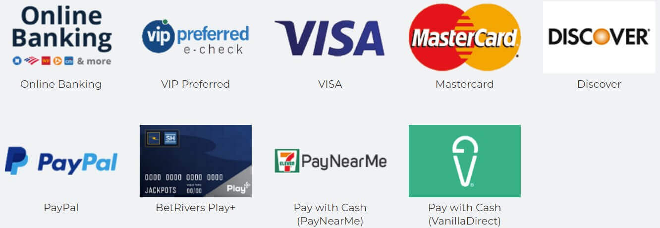betrivers payment methods