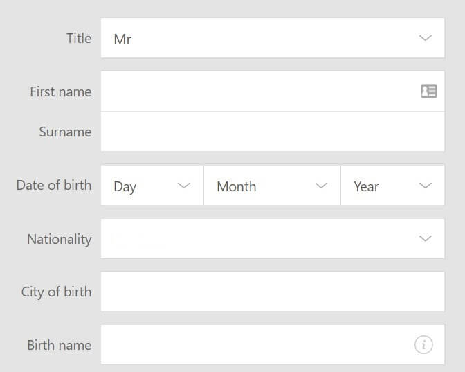 regostration form bet365